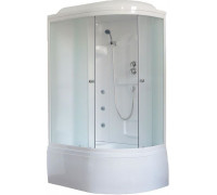 Душевая кабина Royal Bath RB 8120BK2-M 120х80 см, с матовыми стеклами, левосторонняя