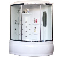 Душевая кабина Royal Bath RB 150ALP-T-CH 150х100 см, с прозрачными стеклами, левосторонняя