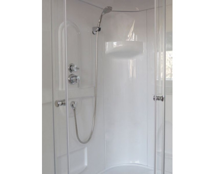 Душевая кабина Royal Bath RB 8100BP1-M 100х80 см, с матовыми стеклами, правосторонняя