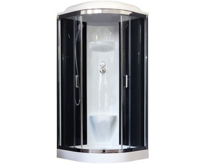 Душевая кабина Royal Bath RB 90HK6-BT-CH 90х90 см, с прозрачными стеклами