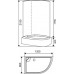 Душевая кабина Arcus S-09G L 120х80