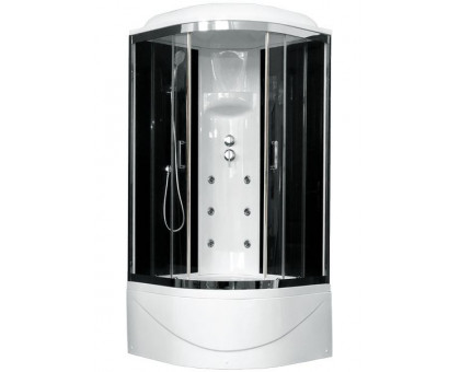 Душевая кабина Royal Bath RB 90BK3-BT-CH 90х90 см, с прозрачными стеклами