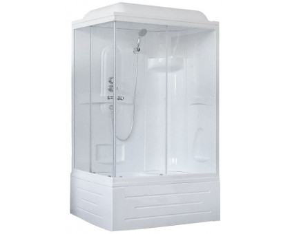 Душевая кабина Royal Bath RB 8120BP1-T 120х80 см, с прозрачными стеклами, правосторонняя